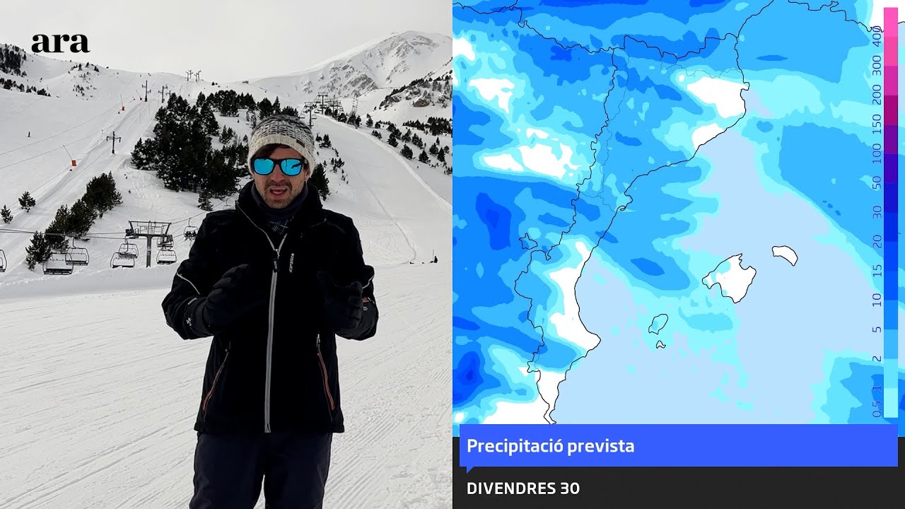 A les portes d’un cap de setmana amb vent, neu al Pirineu i ambient hivernal