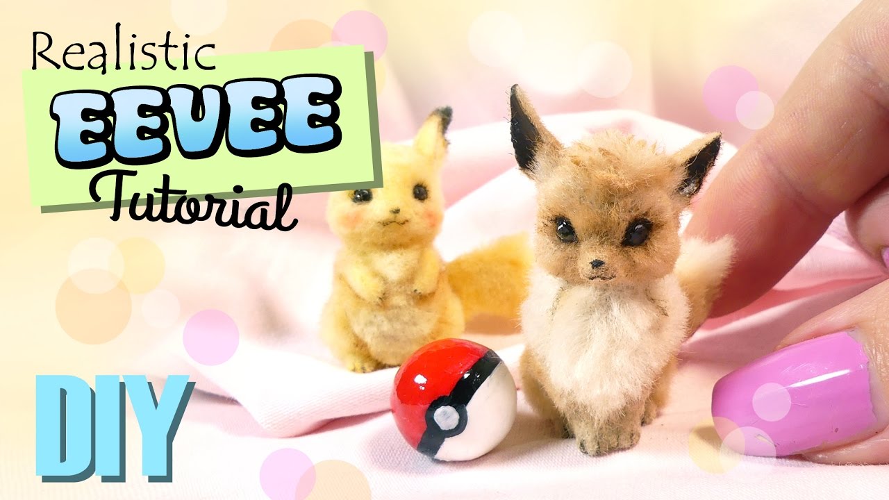 DIY Pet Eevee Tutorial // Miniature Pokemon