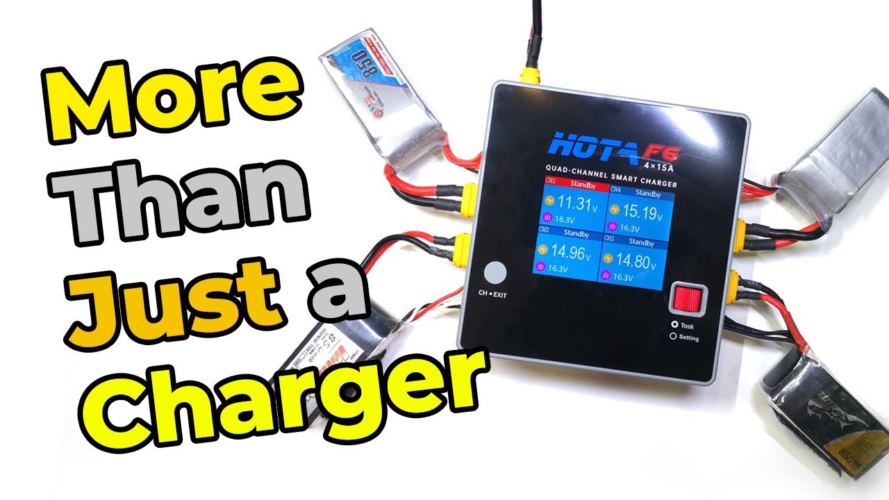 HOTA F6 Quad Charger Full Review - Banggood