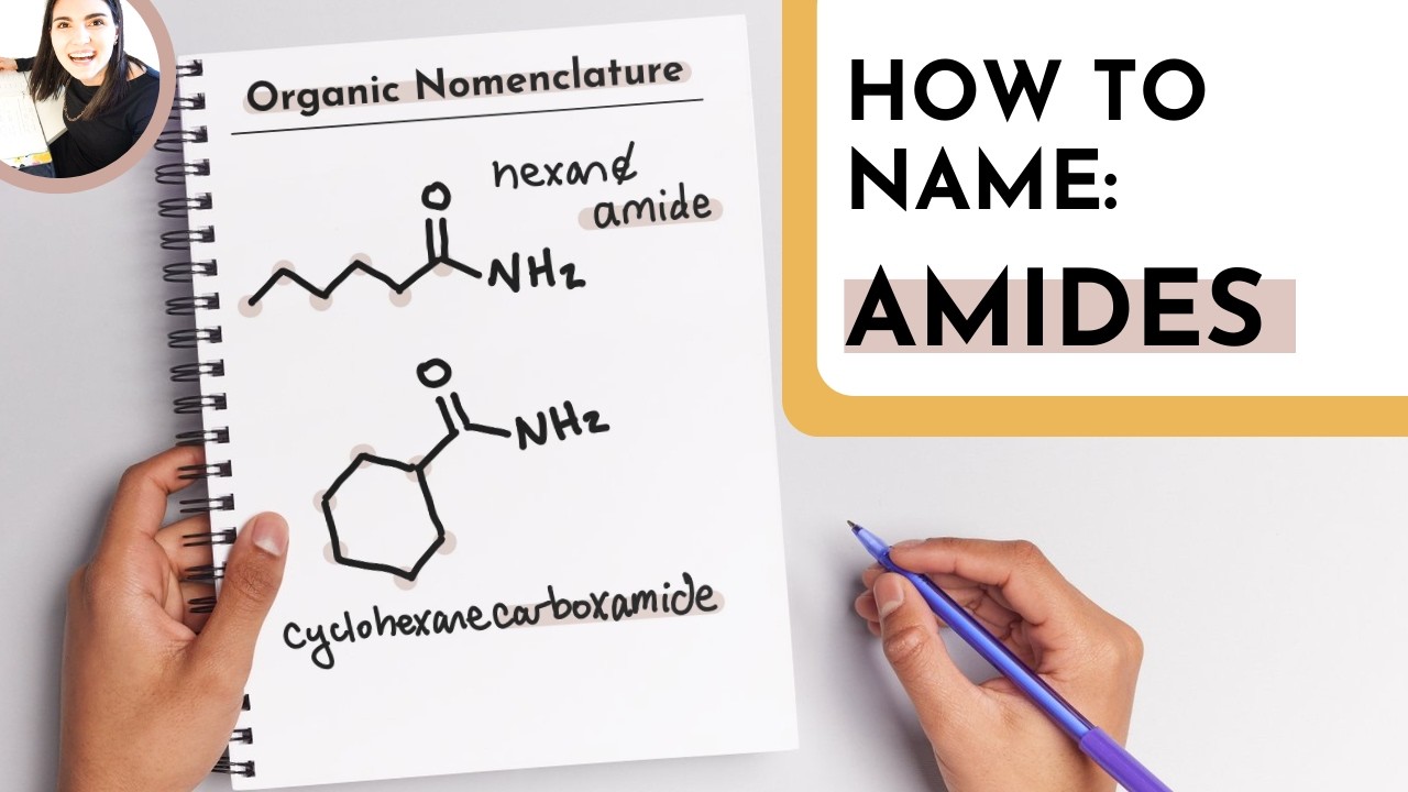 How to Name Amides With IUPAC Nomenclature Rules | Full Tutorial