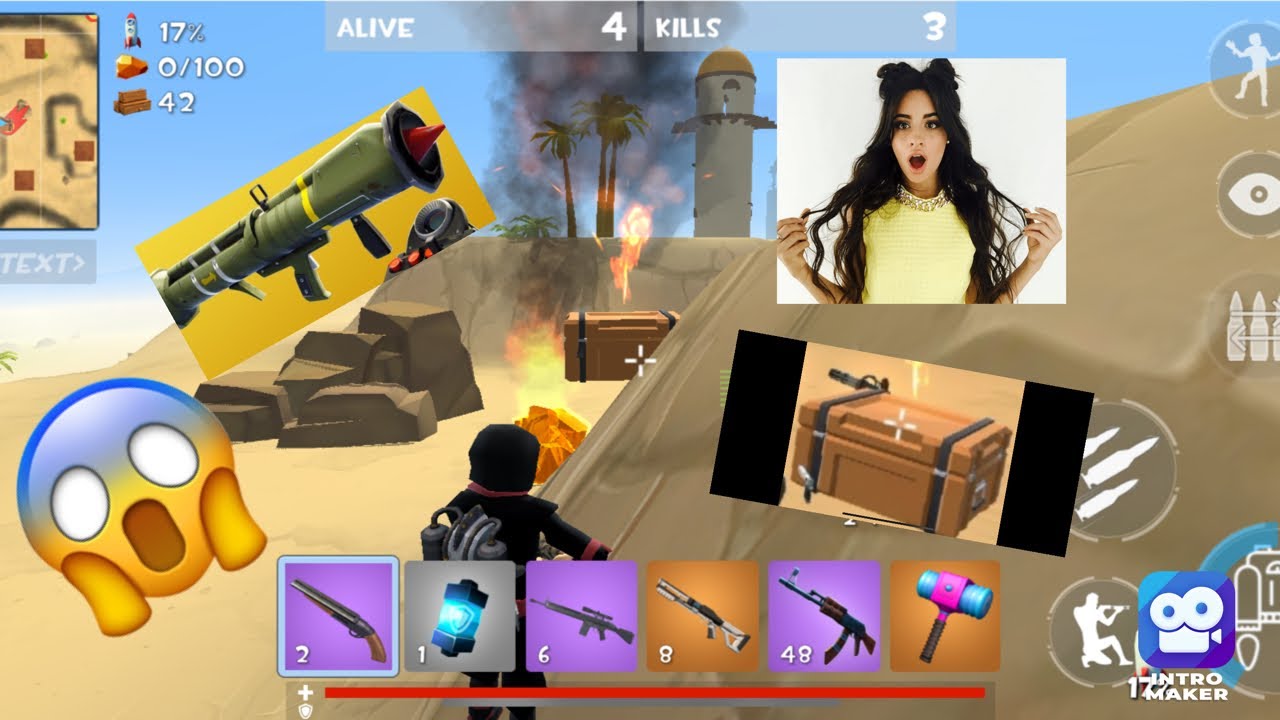 Rocket Royale- Air drop Event!! Gameplay-victory!!!