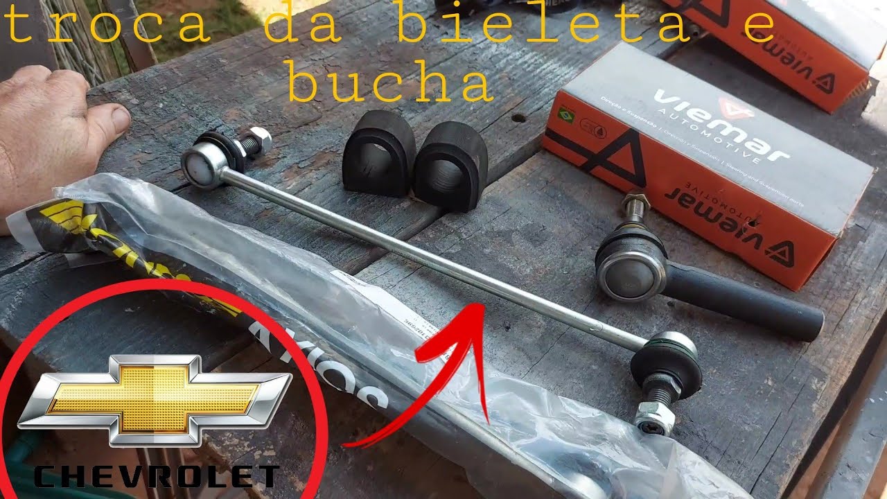 troca da bieleta e da bucha do carro Chevrolet   *cruze *
