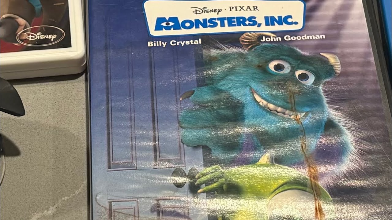 Here is me talking about the Monster Inc DVDs! Yay! @pixar #monstersinc #dvds 