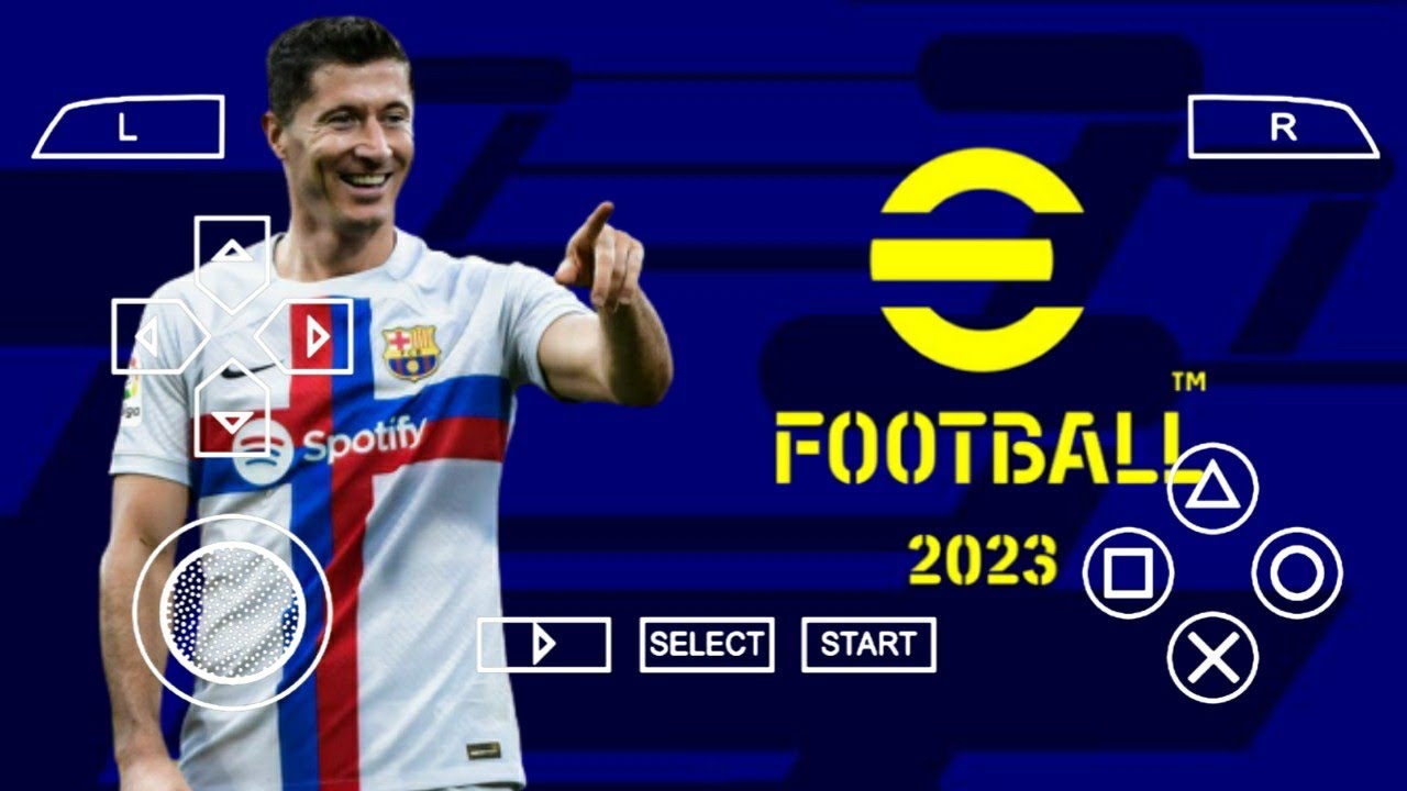 Efootball PES 2023 PPSSPP Android New Update Camera PS5 English Version