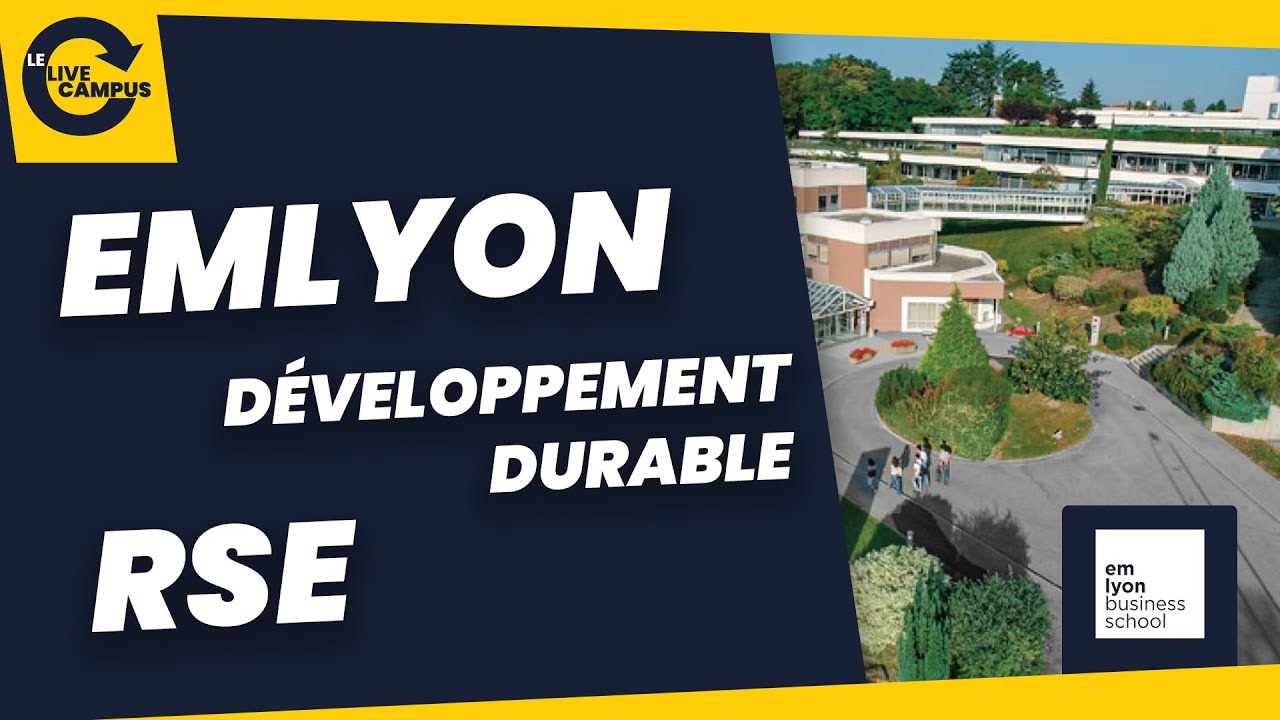 emlyon, école engagée pour la RSE et le développement durable