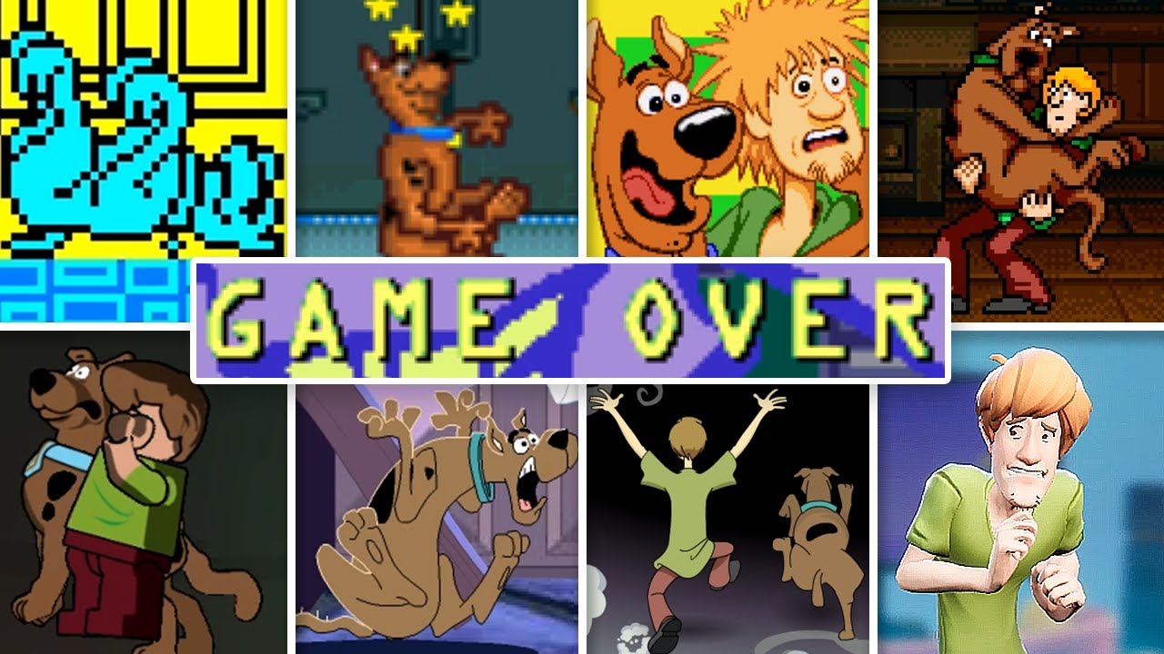 Evolution Of Scooby Doo Games Death Animations & Game Over Screens