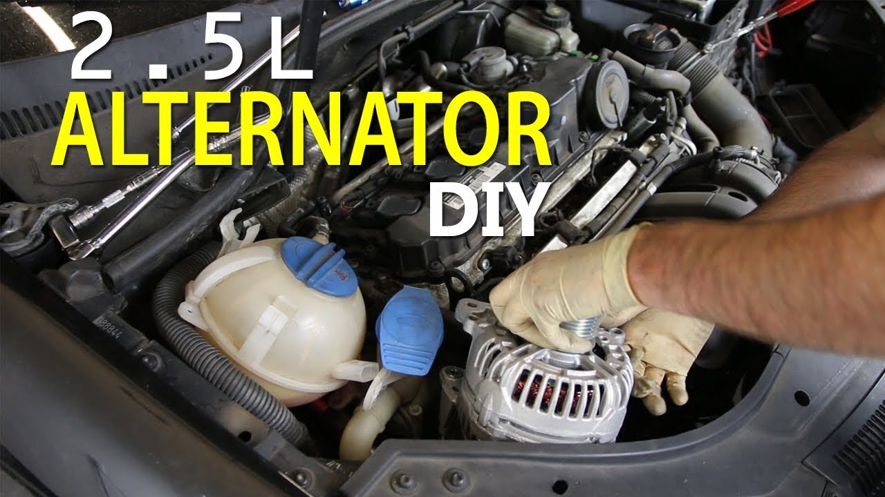 Alternator DIY for VW 2.5L 5 cylinder MK5 Jetta