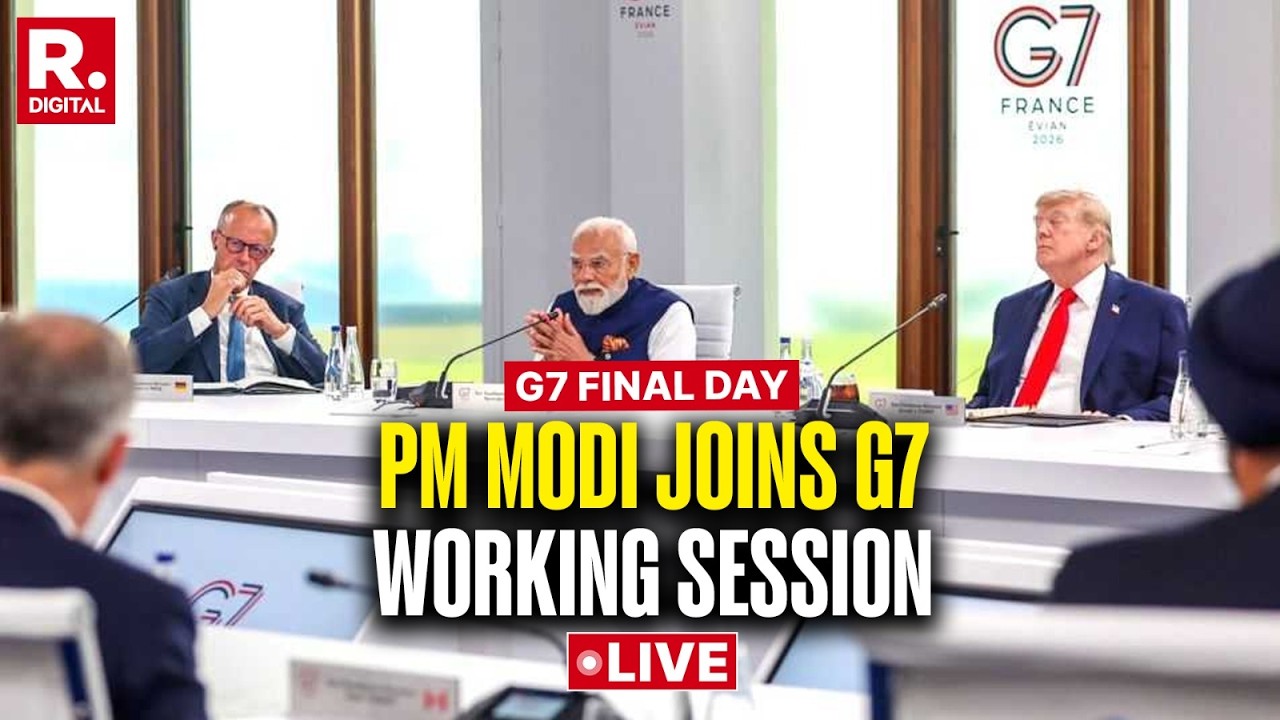 G7 Final Day: PM Modi Joins Crucial Working Session On International Solidarity & New Partnerships