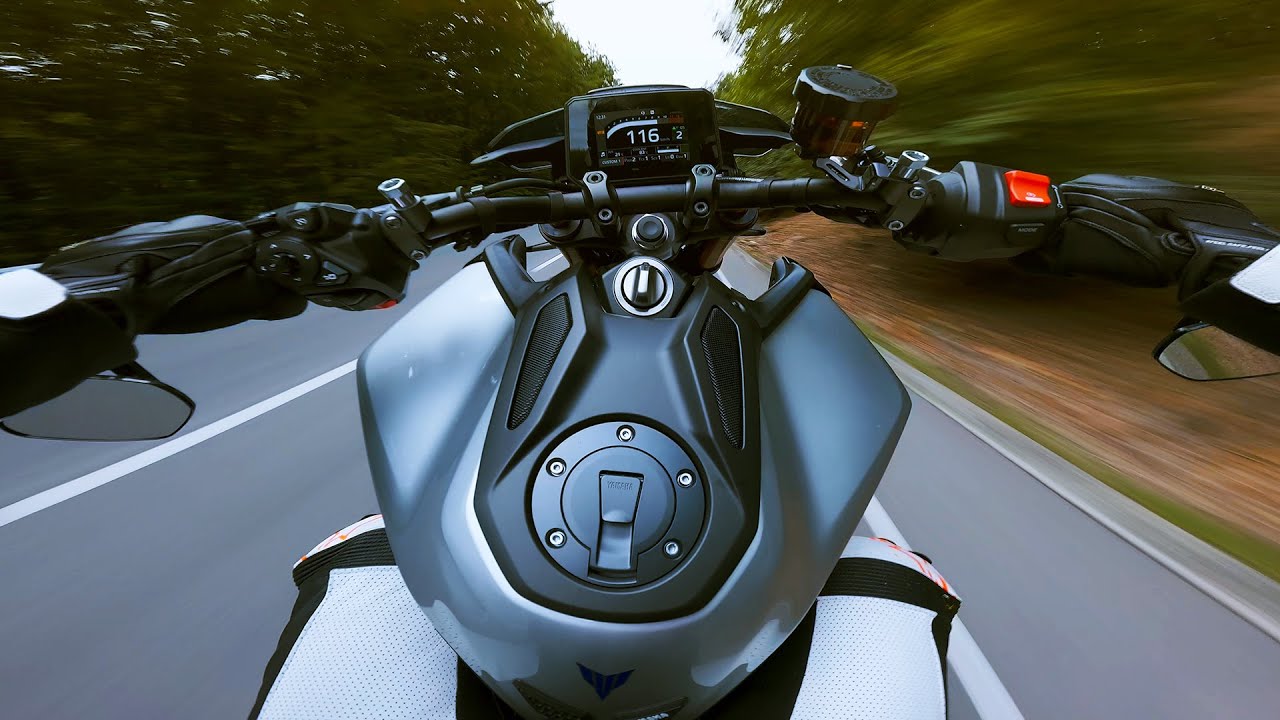 INCREDIBLE SOUND! 🔥💥┃YAMAHA MT-09 SP┃Akrapovic┃4K POV