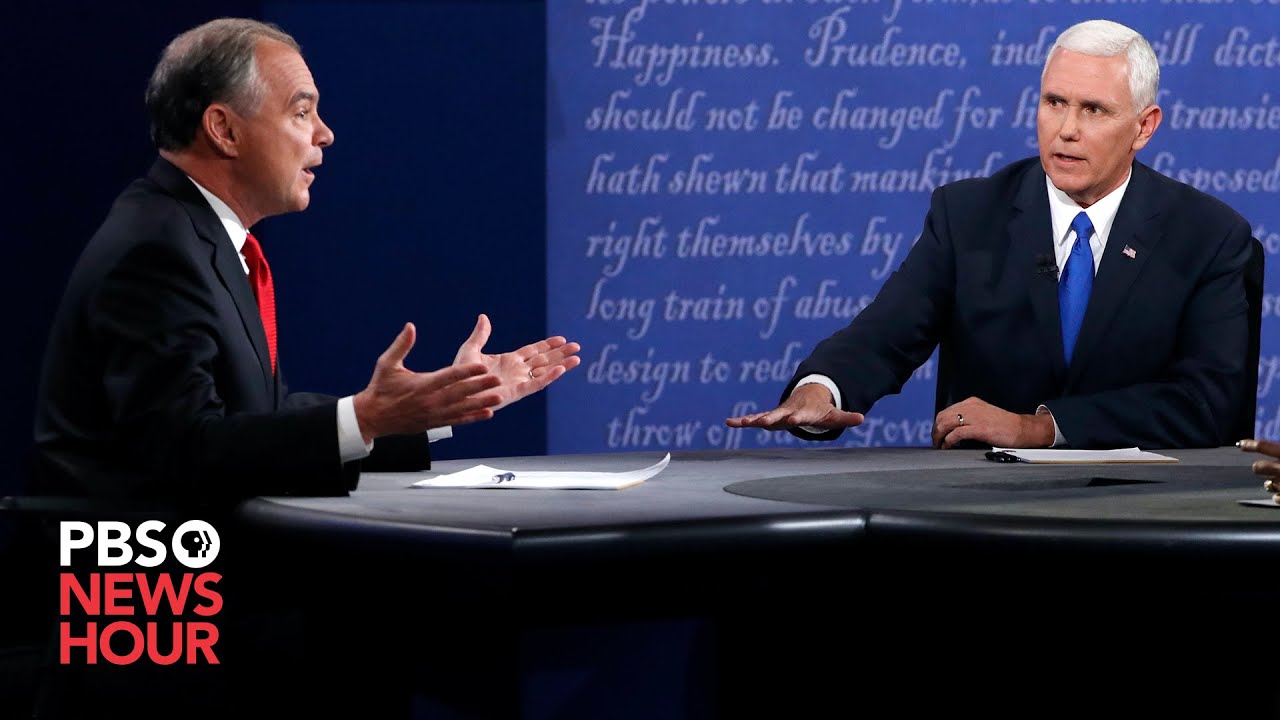 Kaine vs. Pence: The 2016 vice presidential debate
