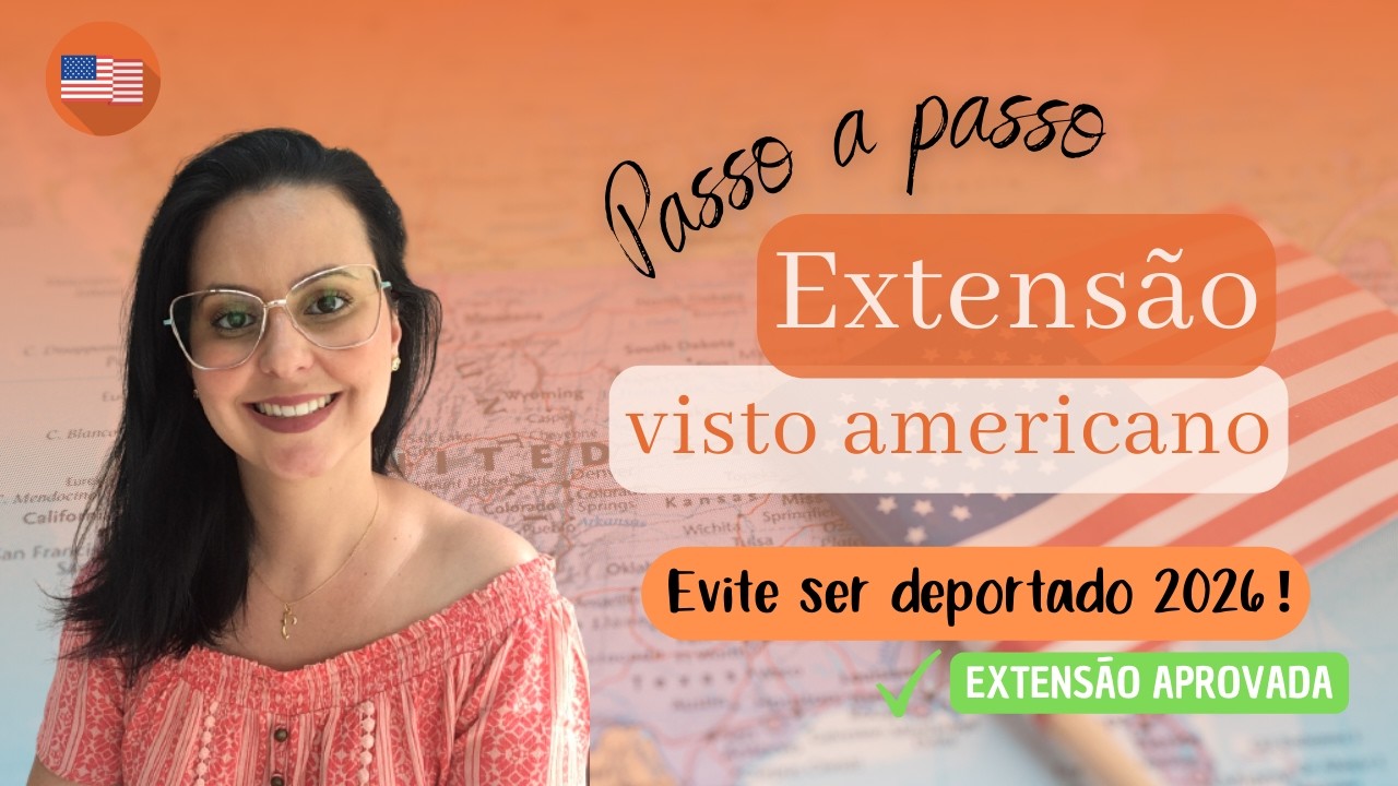 🟠 Como pedir extensão do visto de turista nos EUA | Parte 1 [VÍDEO COMPLETO 2026]