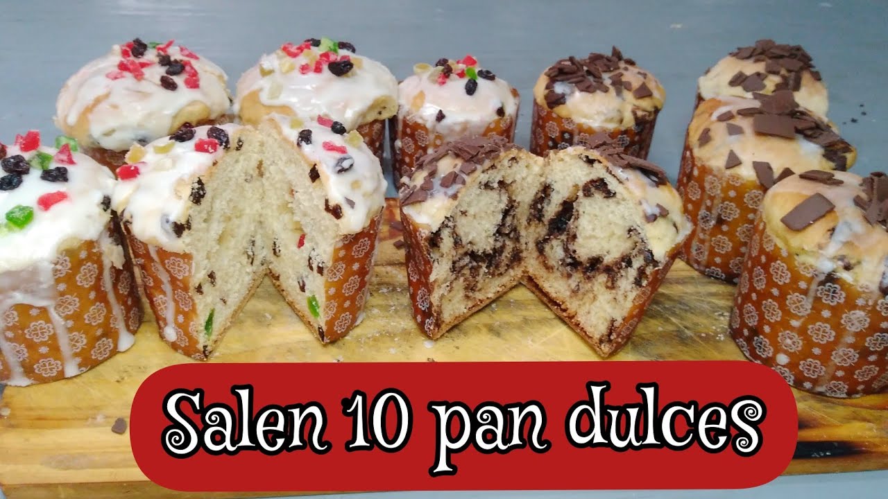 1 kilo de harina para 10 PAN DULCES. IDEAL PARA VENDER. Receta rápida. Pan dulce casero fácil.