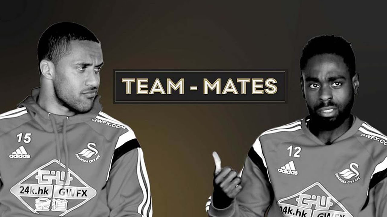Swans TV - Team-mates: Routledge and Dyer.