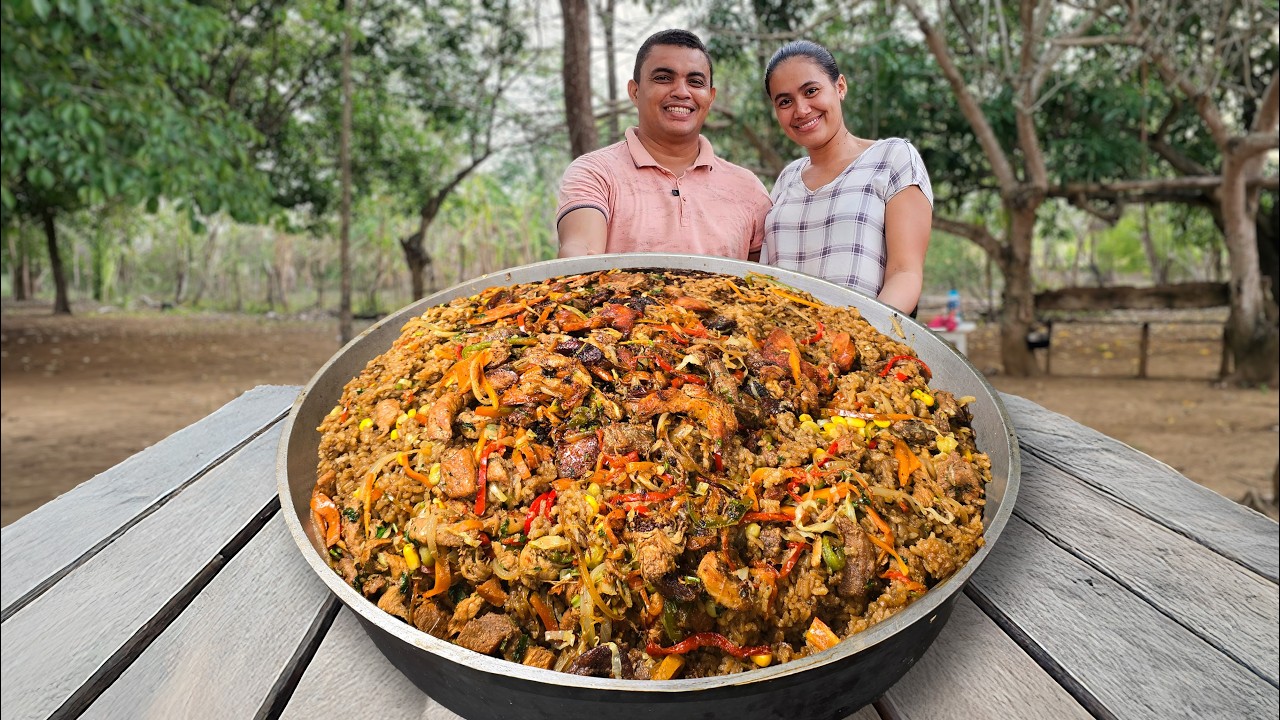 💚Hicimos ARROZ MIXTO Campesino Para alimentar a 100 niños ❤️(2 versiones)💚