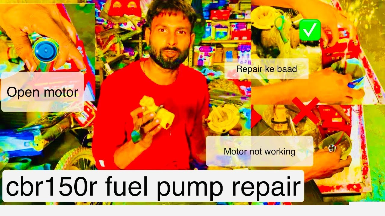 cbr150r fuel pump repair ? how to repair fuel pump motor ? How to repair CBR 150 fuel pump motor ?