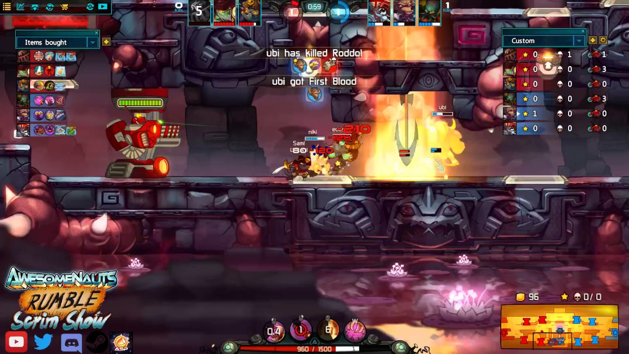 Awesomenauts Rumble: Scrim Show Episode 12
