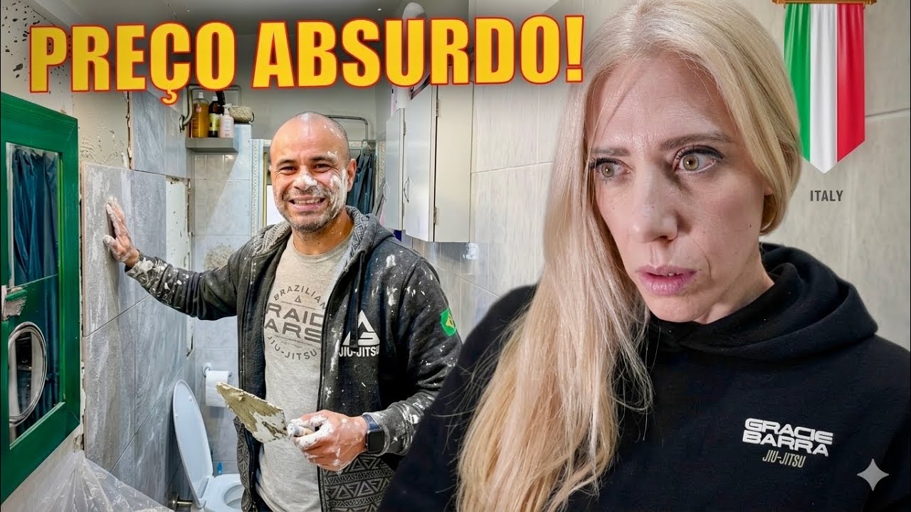 🇮🇹 QUANTO CUSTA REFORMAR BANHEIRO NA ITÁLIA?VIROU LUXO? @eusousoll