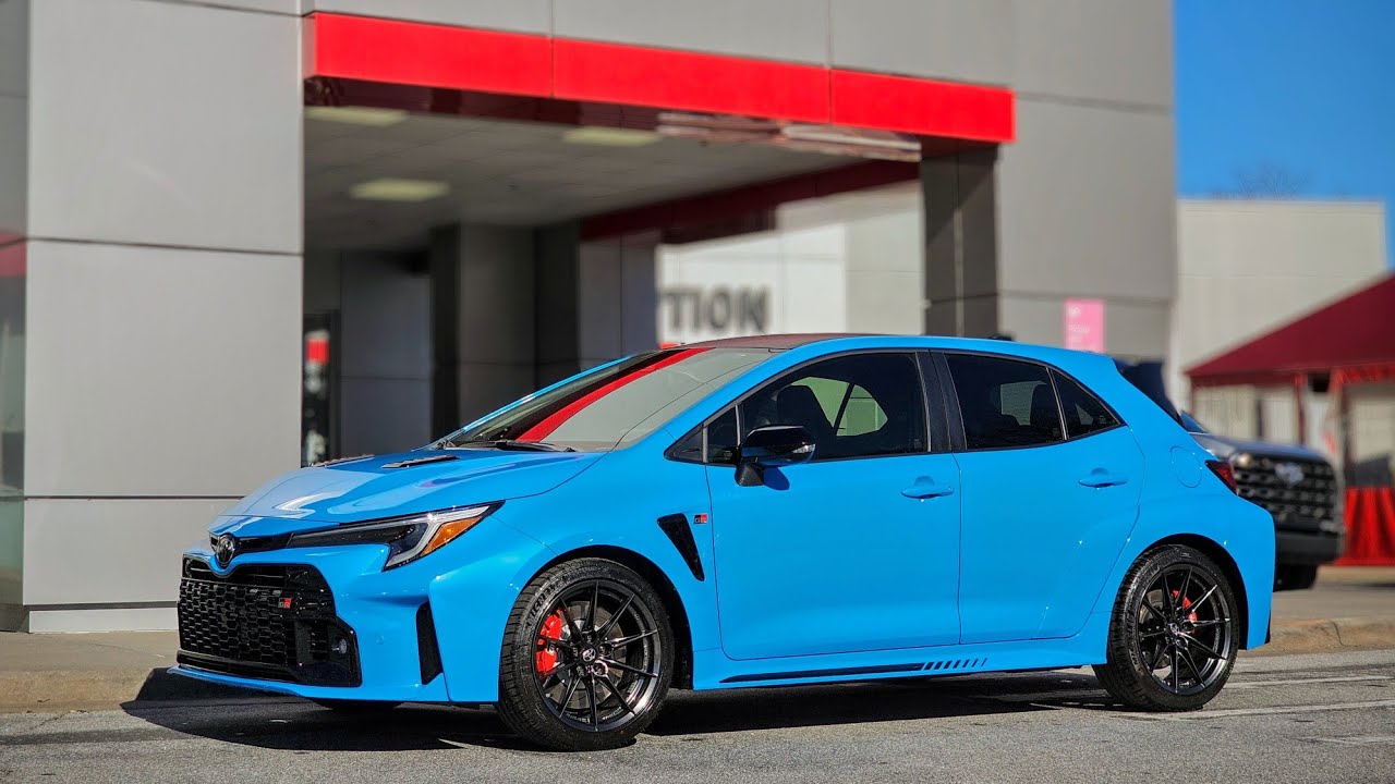 2024 GR Corolla Circuit Edition in Blue Flame.....I want this thing....badly!