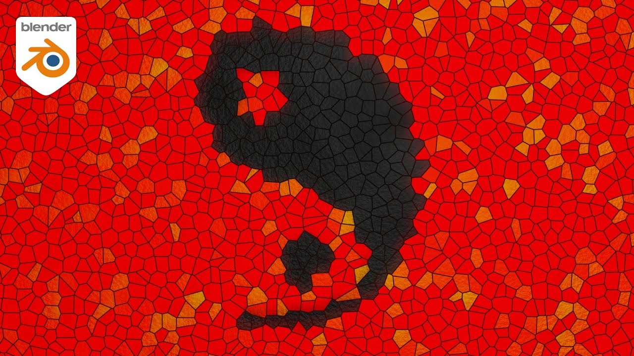 RENDER FRIENDLY mosaic glass TEXTURE using Blender nodes (Procedural Material Tutorial)
