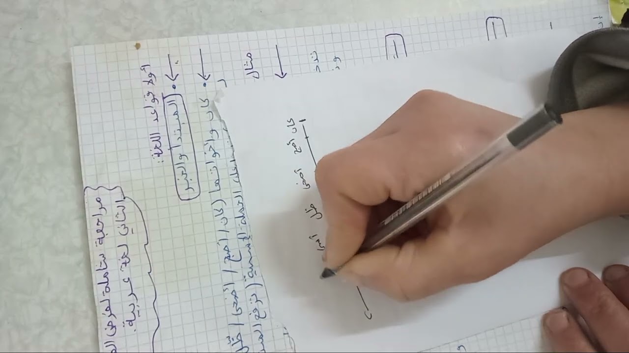 واش يقدر يجي فاللغة فرض الفصل الثاني  (أولى متوسط )