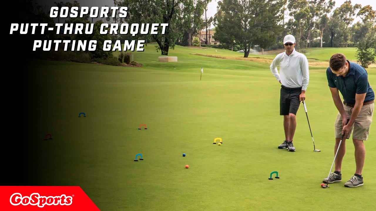 GoSports Putt-Thru Croquet Putting Game