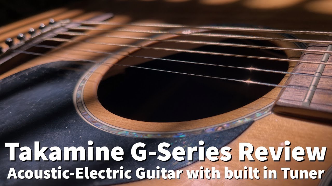 Takamine G-Series Acoustic-Electric Guitar with Built-In Tuner