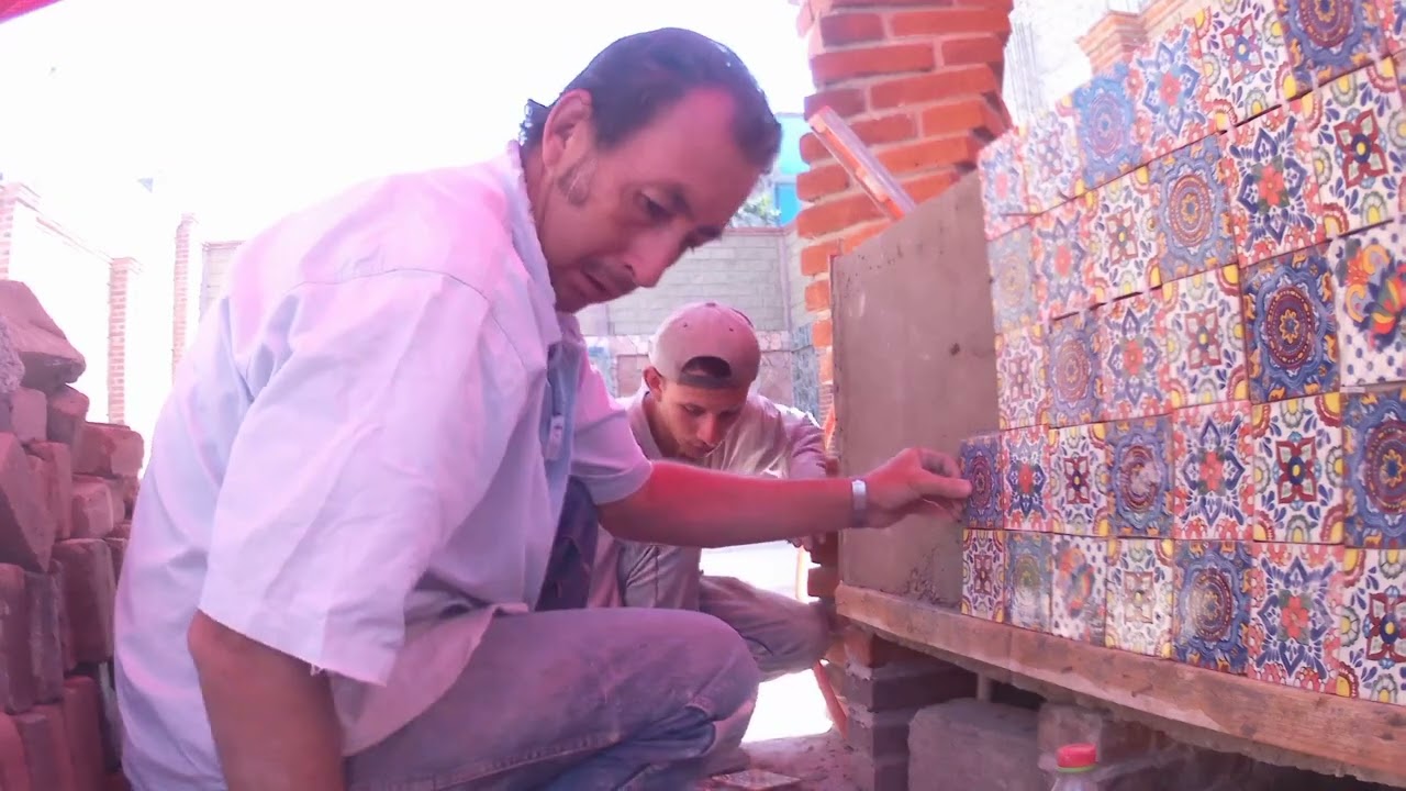 Como colocar cerámica tipo talavera...