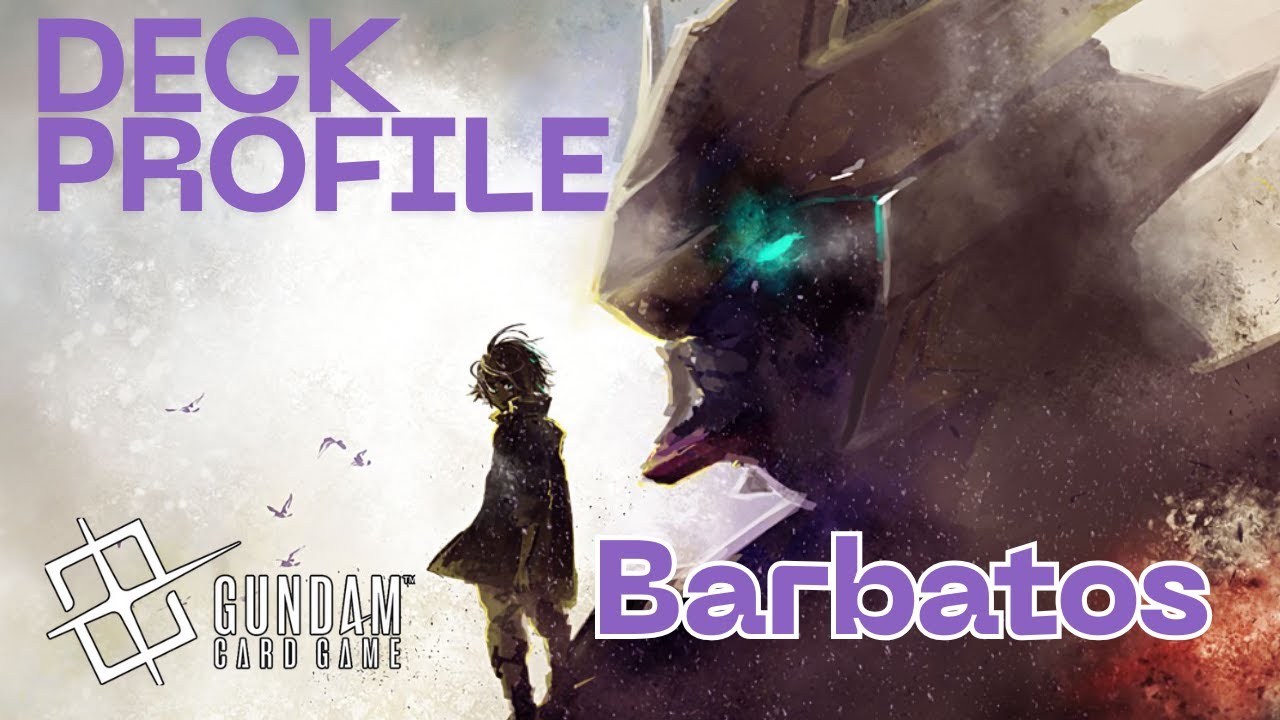 👑 BARBATOS Deck Profile [AZUL/MORADO] con GD02 | Gundam TCG