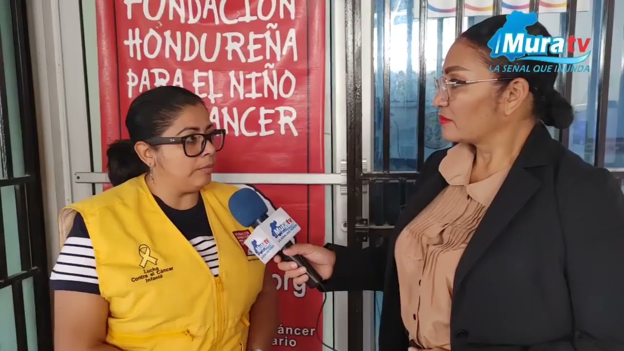 Abogada Paty Coello de la Fundación Hondureña para el Niño con Cáncer, desde el HRSC La Paz
