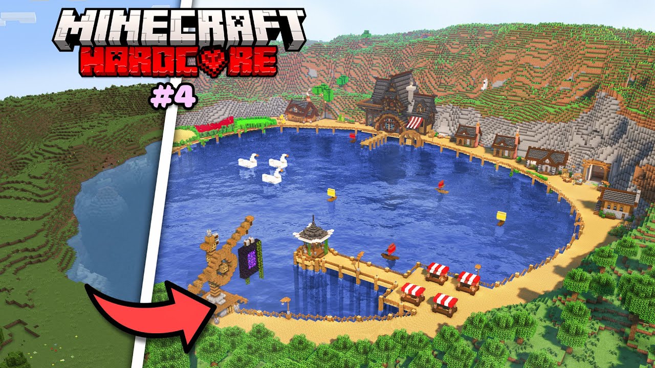 I Transformed a Lake in My Minecraft Forever World