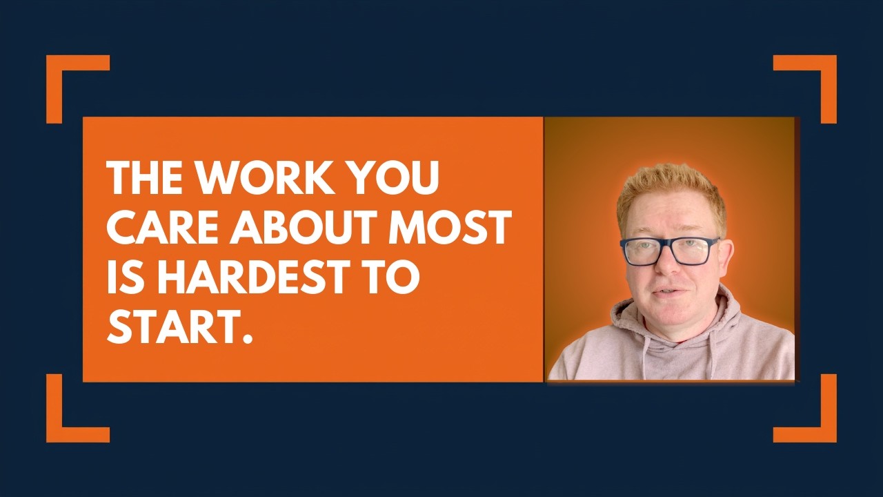 Why the Work You Care About Most Is the Hardest to Start #procrastination #overwhelm