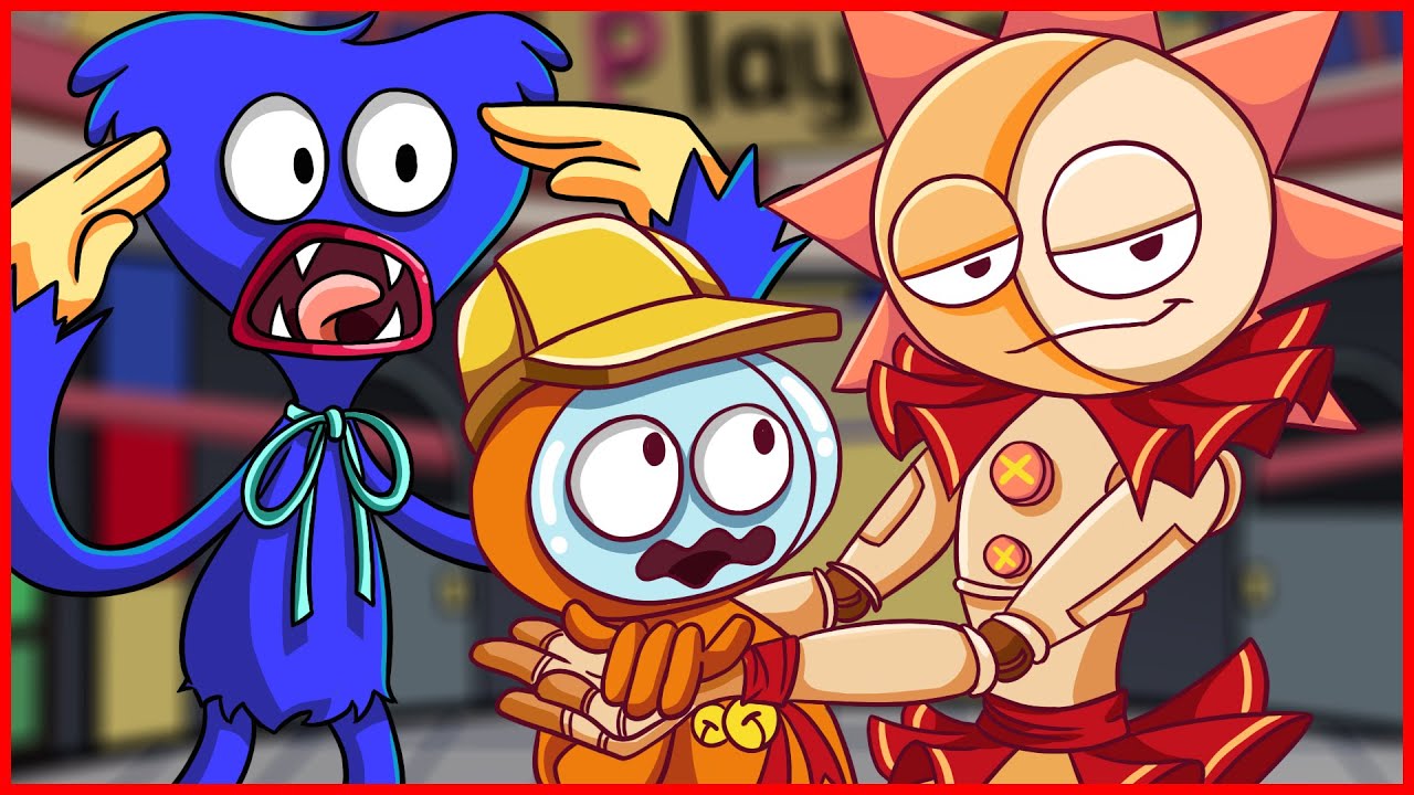 HUGGY WUGGY & Engineer ARE SO SAD WITH Fnaf! Poppy Playtime & FNaF SB Best Animation Compilation #5
