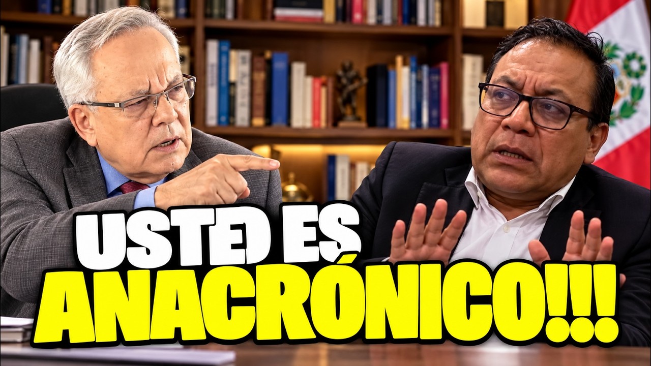 C. Hildebrandt, en una tensa entrevista, acorrala a Roberto S&aacute;nchez!!!