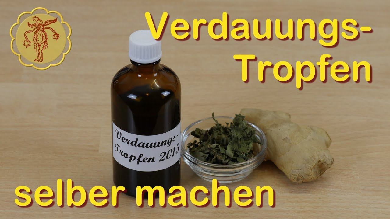 Verdauungstropfen selber machen