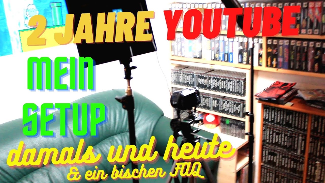 2 Jahre Youtube - Mein Technik Setup damals, heute und in Zukunft & ein bisschen FAQ - Special