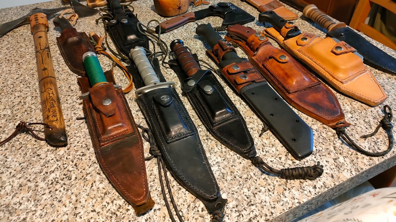 Custom Knive's Sheath, alcuni foderi home made per i miei coltelli.