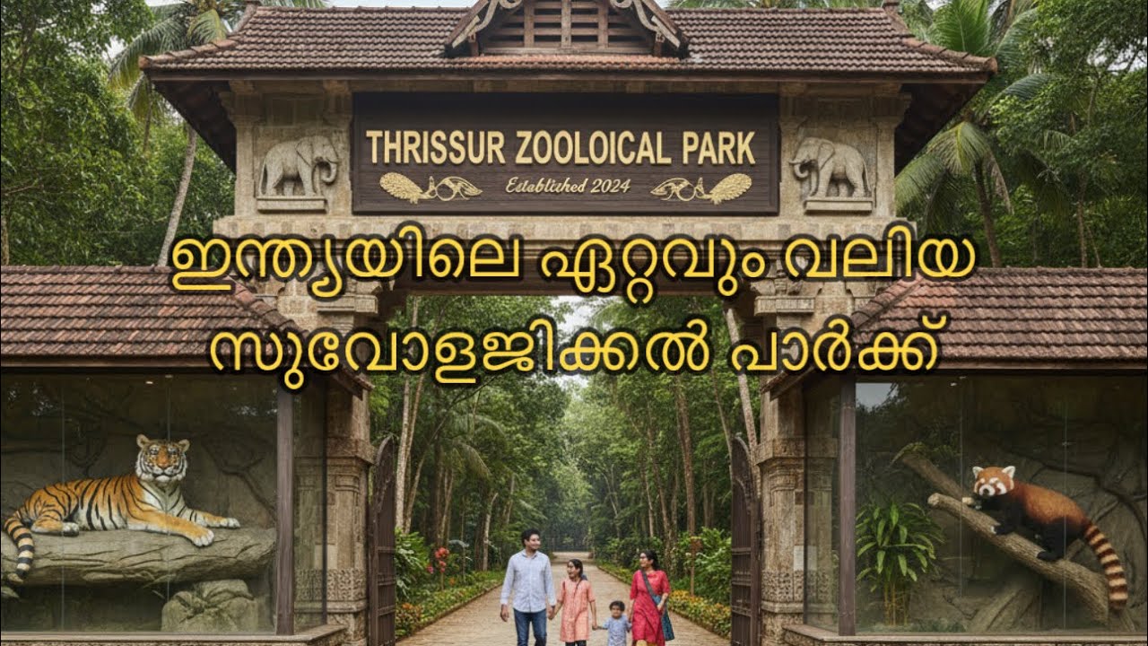 Thrissur new Zoological Park | first ever In YouTube | Asias largest zoo |#thrissur #youtube 