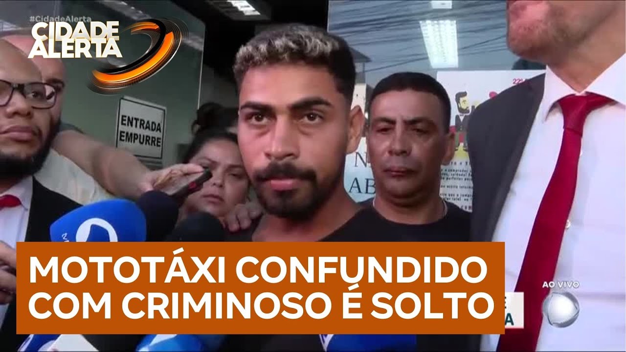 Mototaxista confundido com ladrão é liberado após prestar depoimento