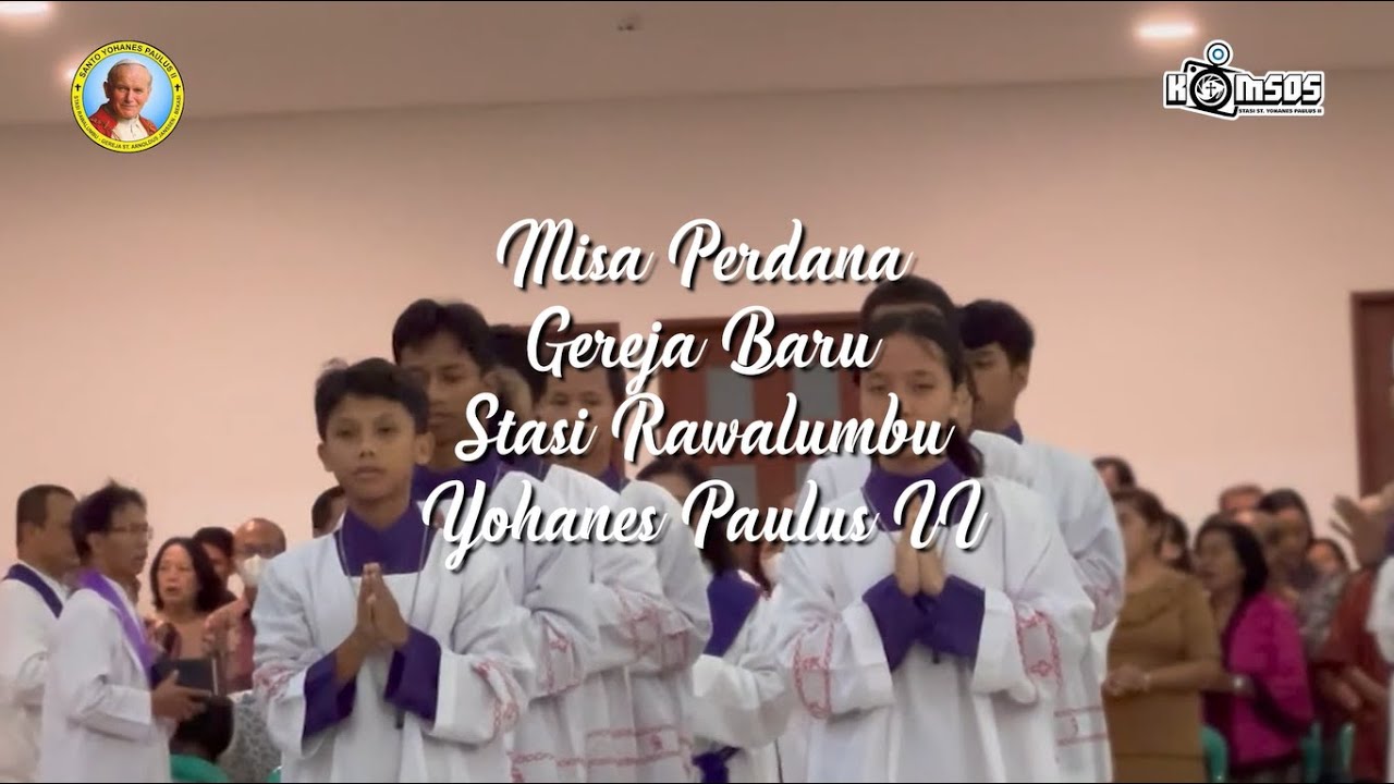 Misa Perdana Gereja St. Yohanes Paulus II Bekasi #katolik