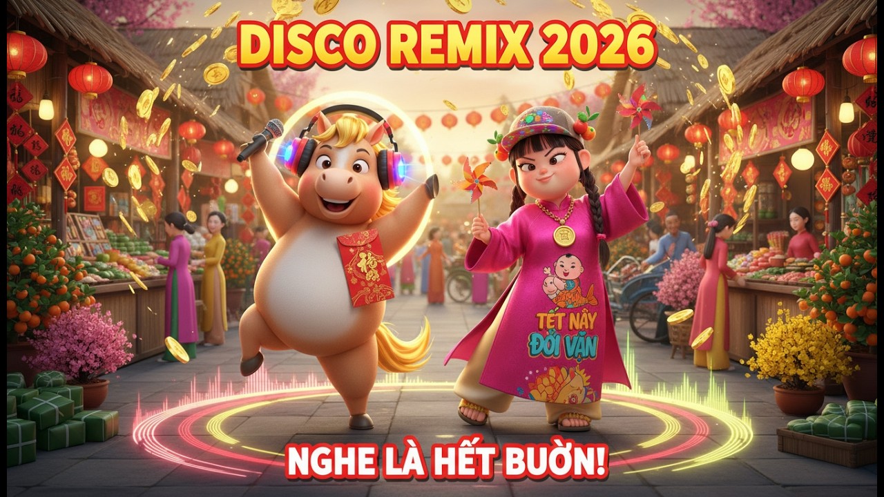 Khai Xuân Phú Quý: Nhạc Tết Disco Remix Nonstop Cực Phiêu – Bass Dập Rung Nhà! 🧧✨🔊