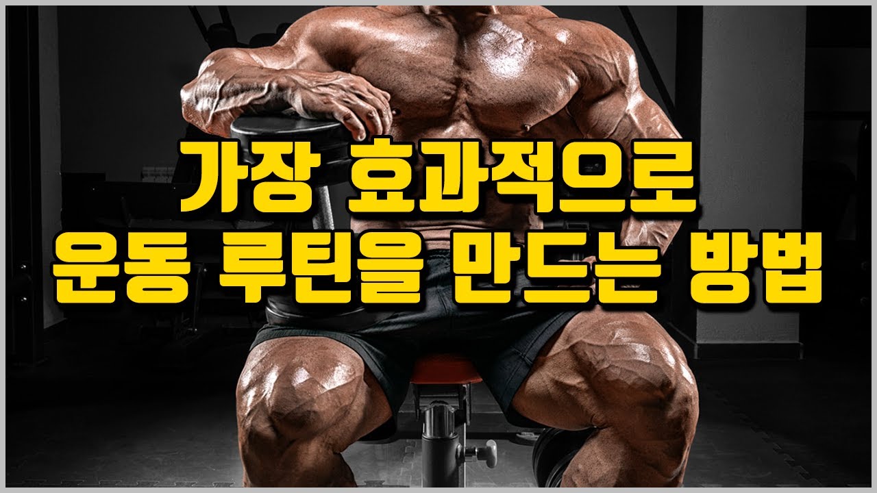 근비대를 최대화 하기 위한 훈련 권장 사항