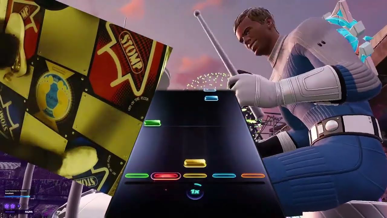 Pump It Up Fortnite Festival Expert: SexyBack Justin Timberlake ft. Timbaland Drum