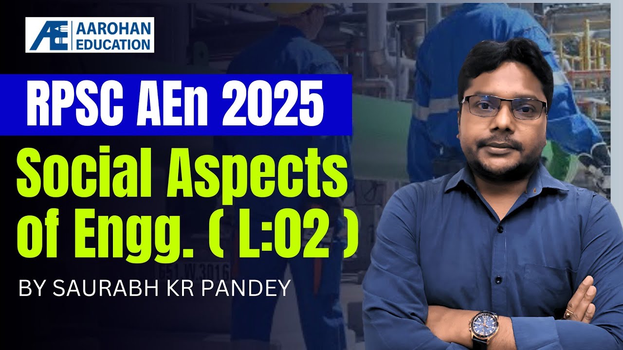 Lec 02: Social Aspects of Engg (RPSC AEn) by Saurabh Kr Pandey (Demo)
