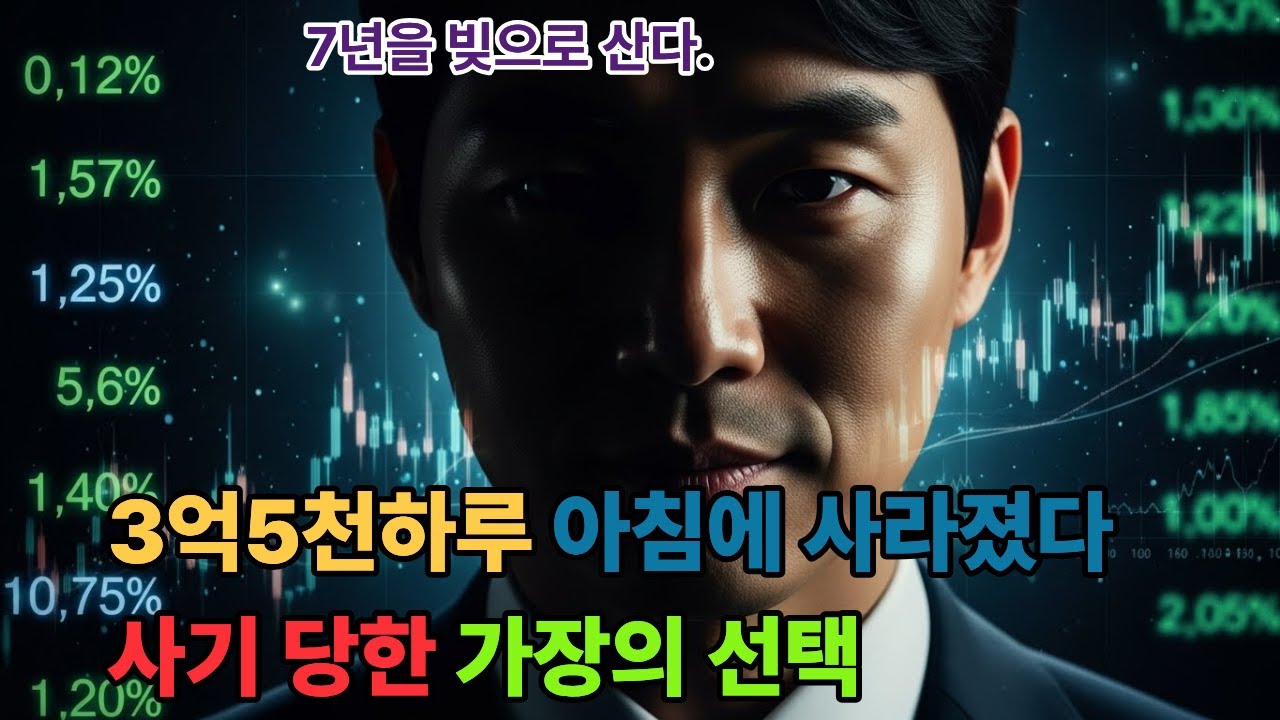 7년을 빚으로 살다 3억5천,하루 아침에 사기 당한 가장의 선택