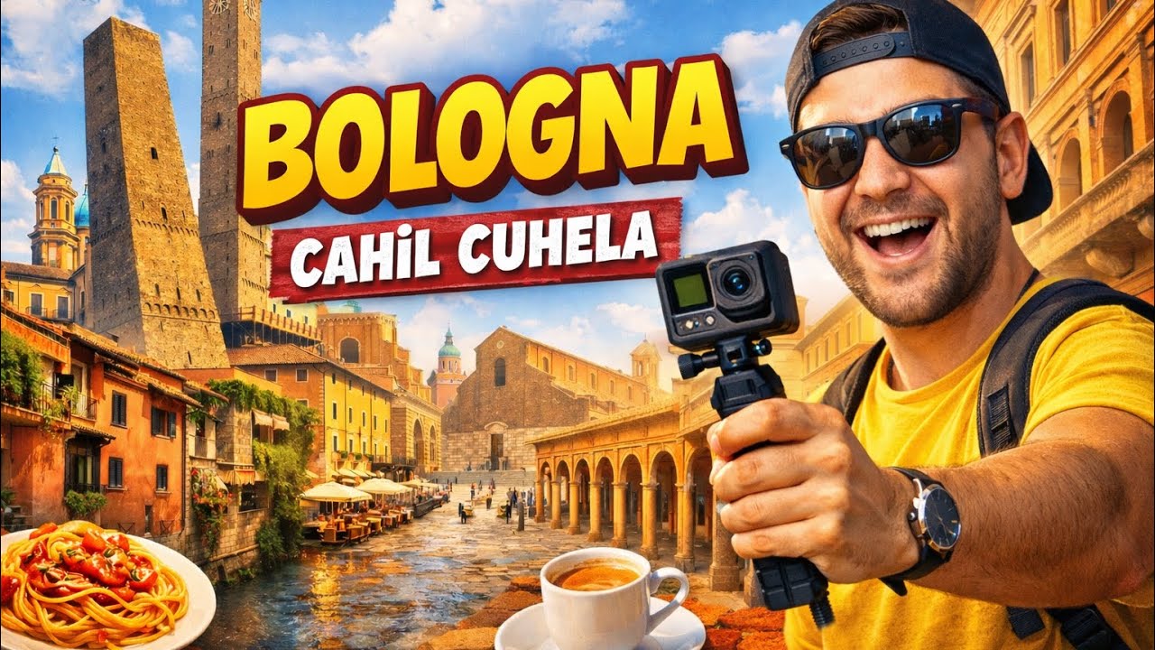 Cahil Cühela 🇮🇹 1. Bolonya Gezisi Vlog [4K]