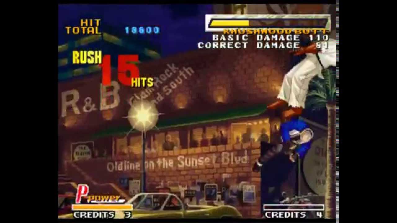 Garou MOTW - Rock Counter Hit Combos