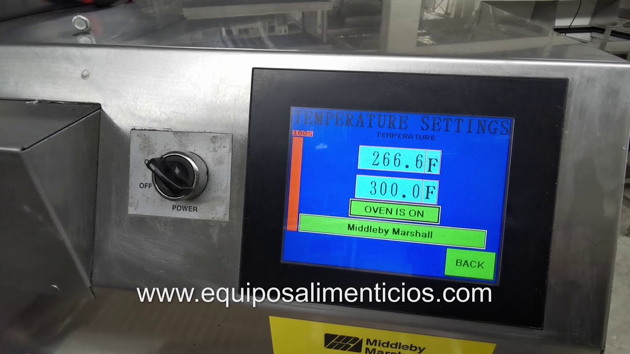 Horno de banda para pizza Middleby Marshall PS640G WOW