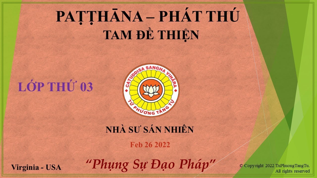 003-Patthana - Sư Sán Nhiên