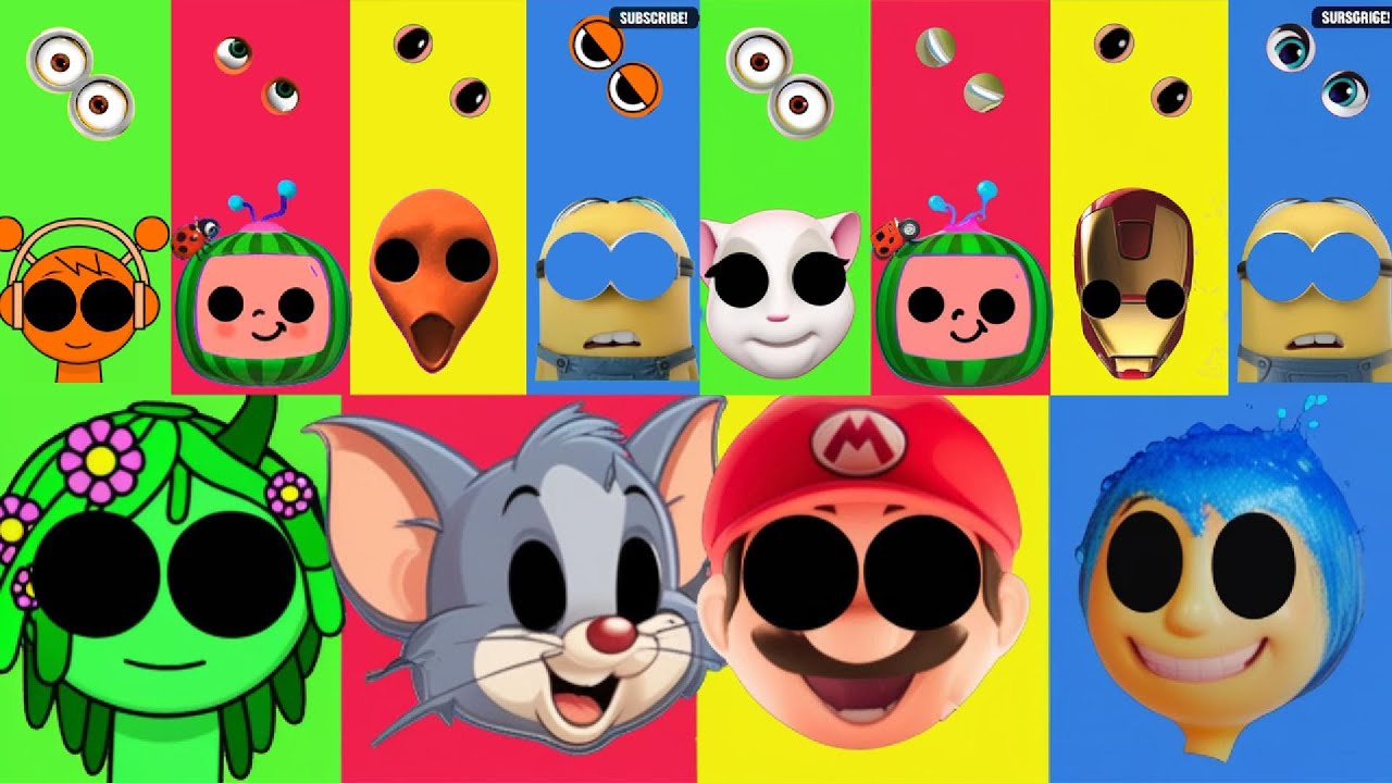 Wrong eyes👀 challenge DAME TU COSITA! Cocomelon VS Minions Super MIX