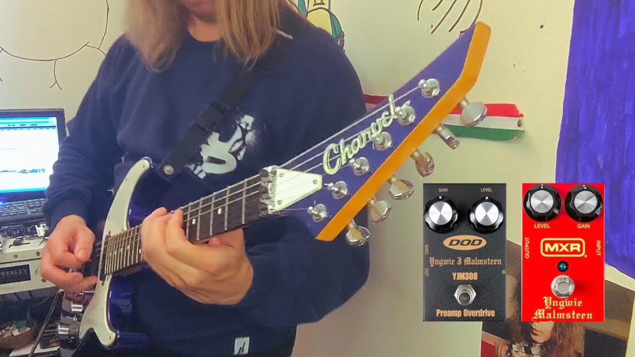 New Yngwie Malmsteen Pedal - DOD YJM308 vs MXR YJM Shootout!